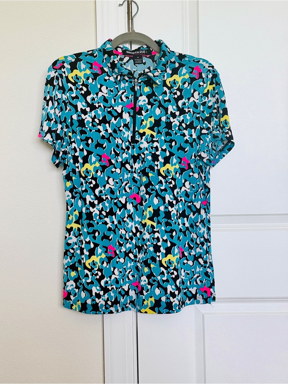 Simplicite By Jamie Sadock Short-Sleeve Golf Shirt Multi-color
